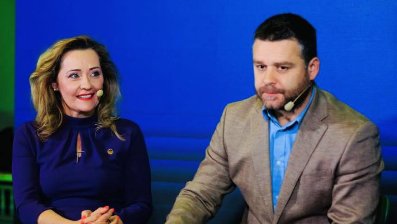 Elena Lasconi și Ciprian Ciucu/ Foto: Facebook