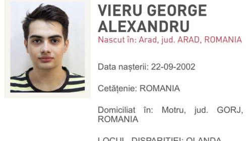 Tanar disparut în Olanda