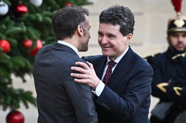 Emmanuel Macron și Nicușor Dan