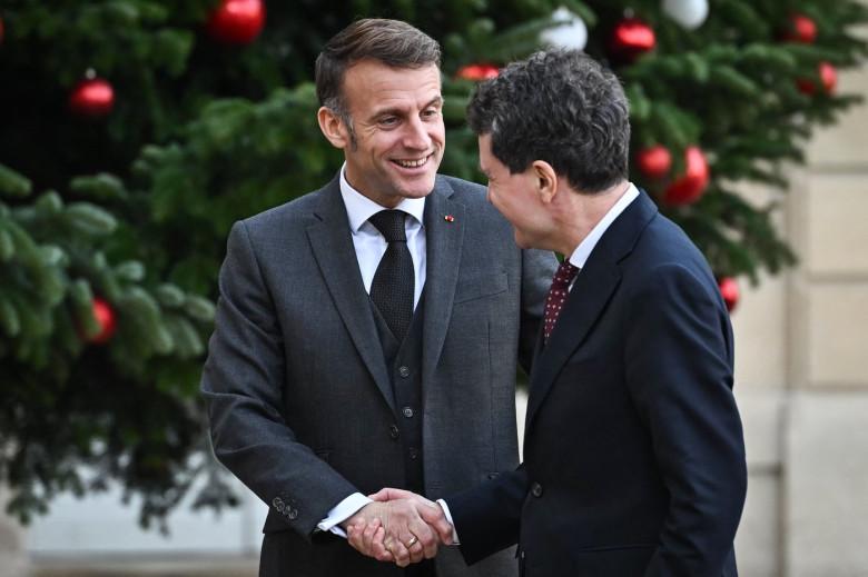 Emmanuel Macron și Nicușor Dan