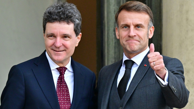 Emmanuel Macron și Nicușor Dan
