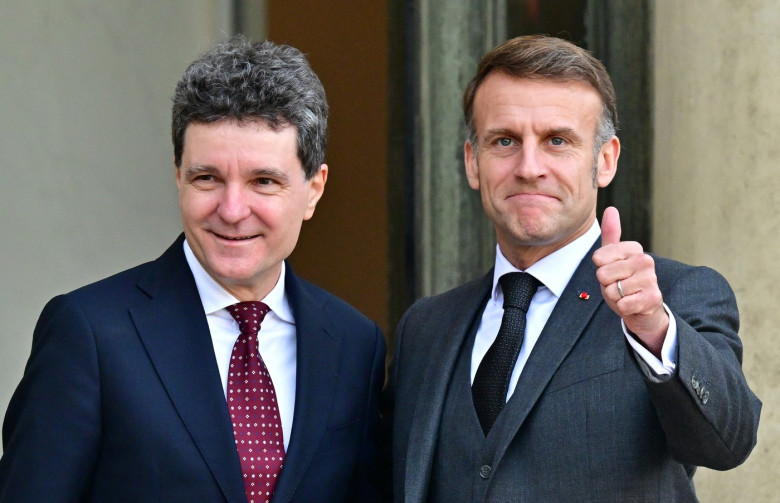 Emmanuel Macron și Nicușor Dan