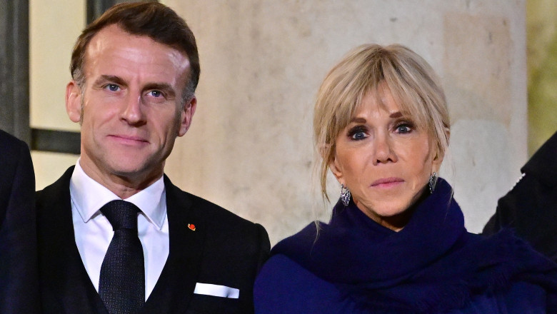 Emmanuel și Brigitte Macron/ Profimedia