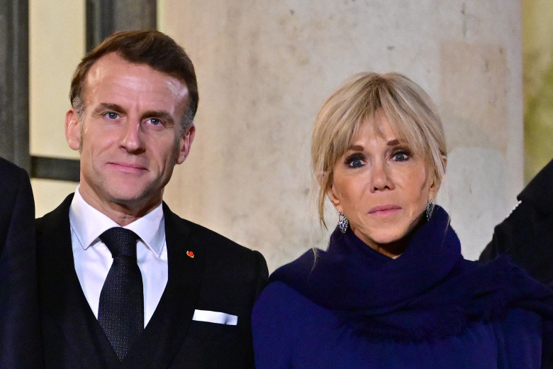 Emmanuel și Brigitte Macron/ Profimedia