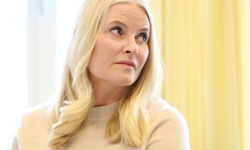 Crown Princess Mette-Marit Visits the Hospital Clowns at Ulleval Hospital