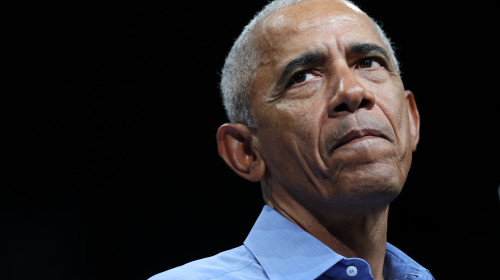 Former President Obama Campaigns With New Jersey And Virginia Democratic Gubernatorial Candidates Ahead Of Elections On Tuesday