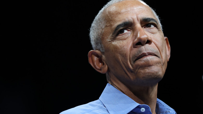 Former President Obama Campaigns With New Jersey And Virginia Democratic Gubernatorial Candidates Ahead Of Elections On Tuesday