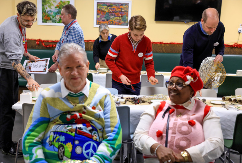 Prinţul William şi fiul său George/ Profimedia