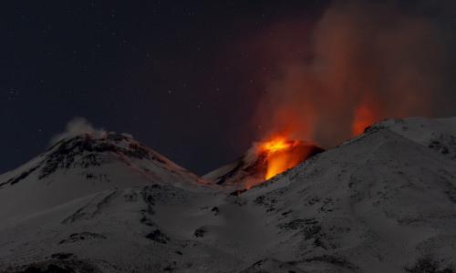 Mount Etna erupts, sending ash column over eastern Sicily