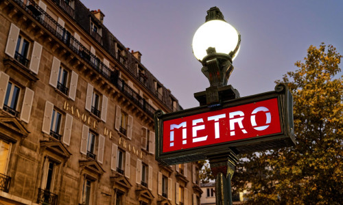semn metrou paris