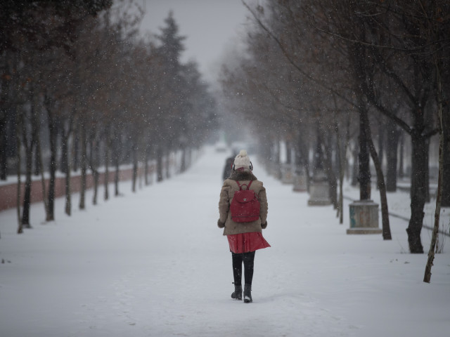 București: luni, temperaturi extrem de scăzute, cu maxime de doar -4 grade Celsius!