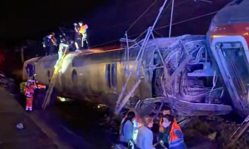 Accident feroviar în Spania/ Profimedia