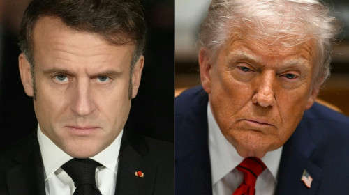Donald Trump și Emmanuel Macron