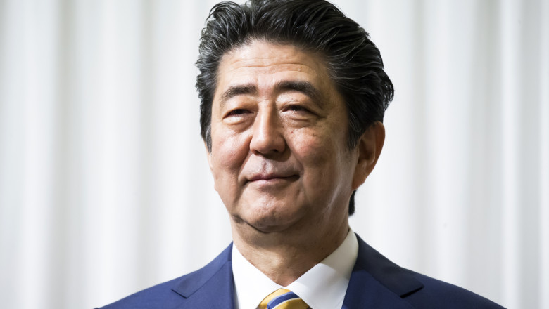 Japanese Prime Minister Shinzo Abe Attends His Party Convention