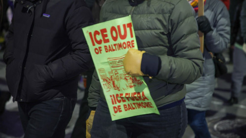 Baltimore Protest: Solidarity with Minneapolis After ICE Killing