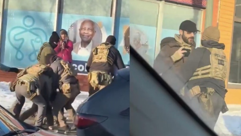 Bărbat împușcat de agenți federali