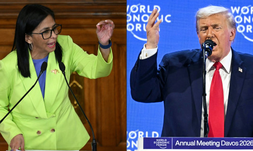 Delcy Rodriguez si donald trump (1)