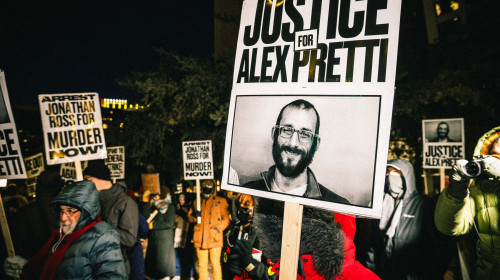 Alex Pretti, ucis de ICE , protest
