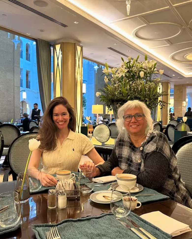 Tal Berkovich și mama ei/ Foto: Facebook