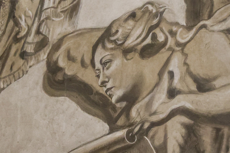 Anchetă în Italia după restaurarea picturii unui înger dintr-o bazilică astfel încât să semene cu Giorgia Meloni/ Profimedia