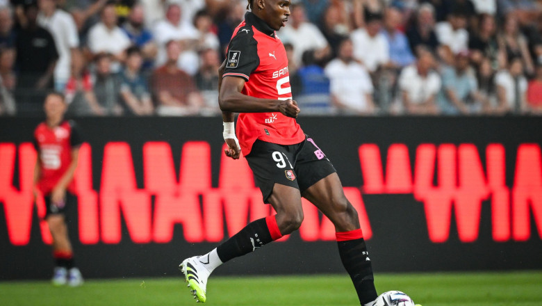 Rennes, France. 15th Aug, 2025. Jeremy JACQUET of Rennes during the French championship Ligue 1 football match between Stade Rennais and Olympique de Marseille on 15 August 2025 at Roazhon Park in Rennes, France - Photo Matthieu Mirville/DPPI Credit: DPPI