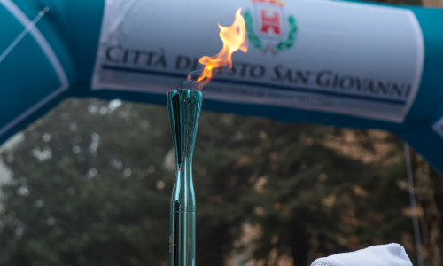 GIOCHI OLIMPICI - Olimpiadi Invernali Milano-Cortina 2026 - Olympic Flame Passage