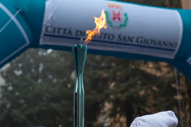 GIOCHI OLIMPICI - Olimpiadi Invernali Milano-Cortina 2026 - Olympic Flame Passage
