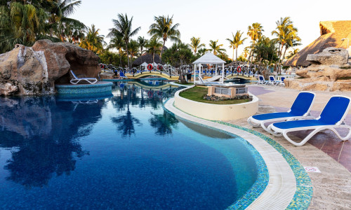 Varadero, Cuba, Republic of Cuba, Caribbean, resort swimming pool, swimming pool, hotel pool, pool, hotel, resort pool, hotel swimming pool,