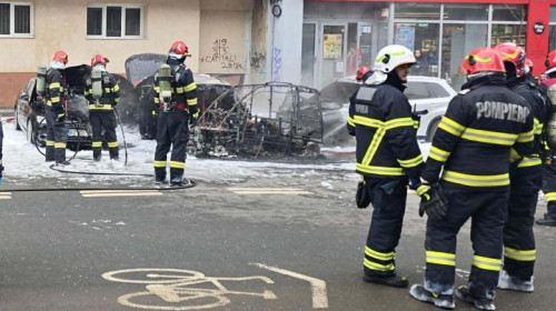 incendiu în Capitală, în zona Crângași