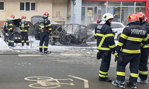 incendiu în Capitală, în zona Crângași