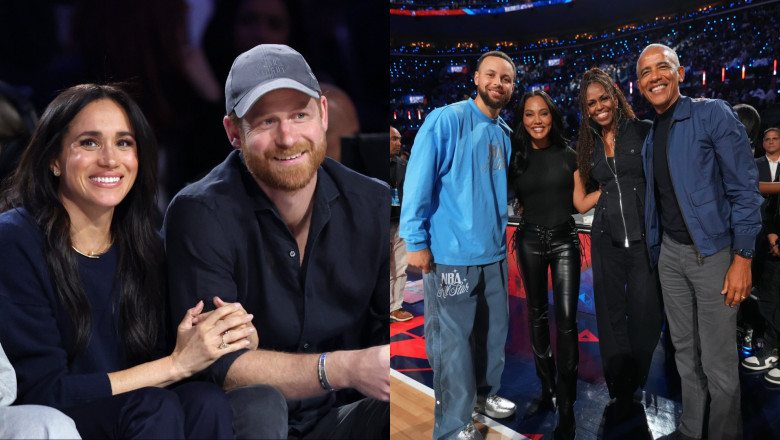 Barack Obama şi prinţul Harry, prezenţi la All Star Game 2026 de la Los Angeles/ Foto: X