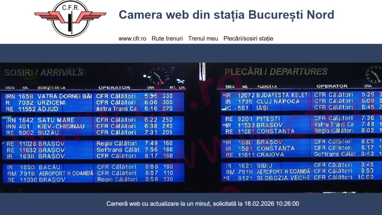intarzieri trenuri gara de nord