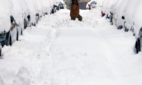 ROMANIA BUCHAREST SEVERE BLIZZARD