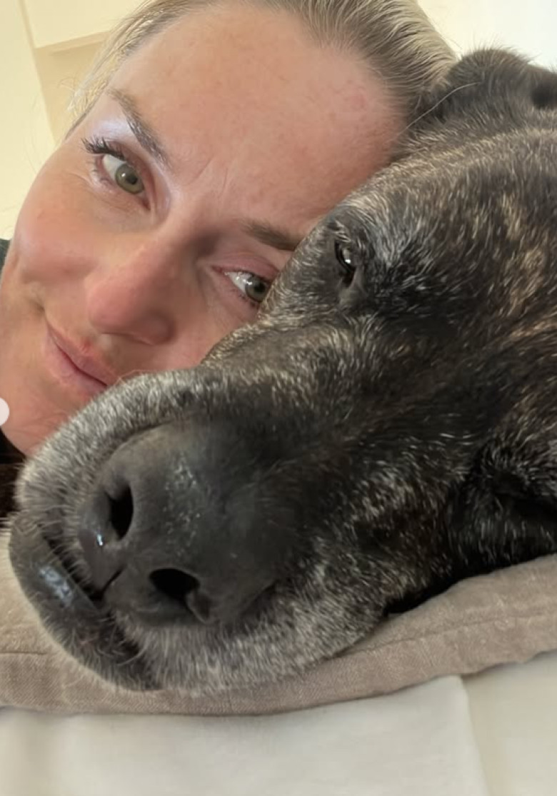 Lindsey Vonn si cainele ei, leo (3)