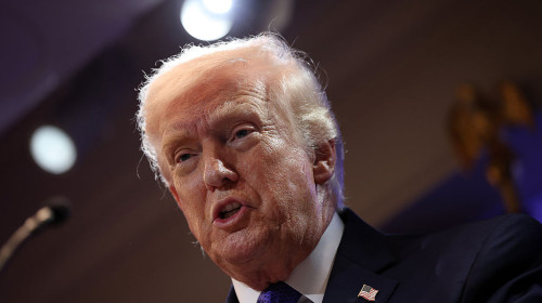 President Trump Holds Press Briefing On Supreme Court's Decision To Strike Down His Global Tariffs