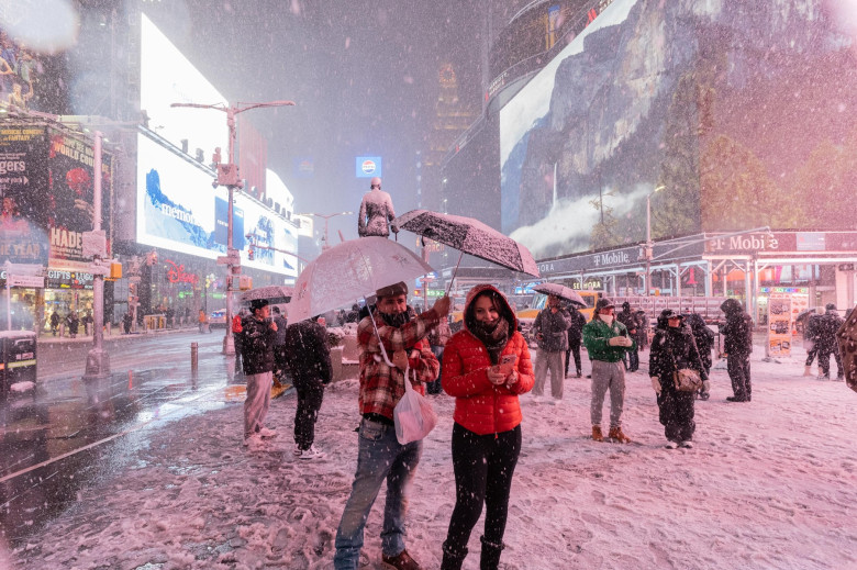 ninsoare, zapada, new york 2026