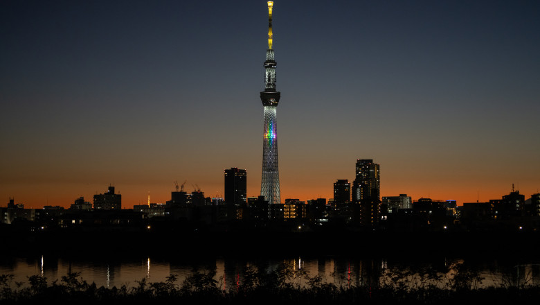 Winter Scenes In Tokyo After Government Approved Economic Package