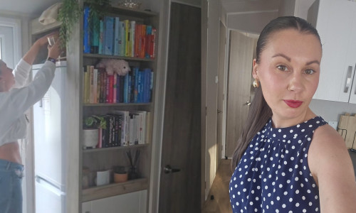 katrina, femeia care traieste intr-o rulota