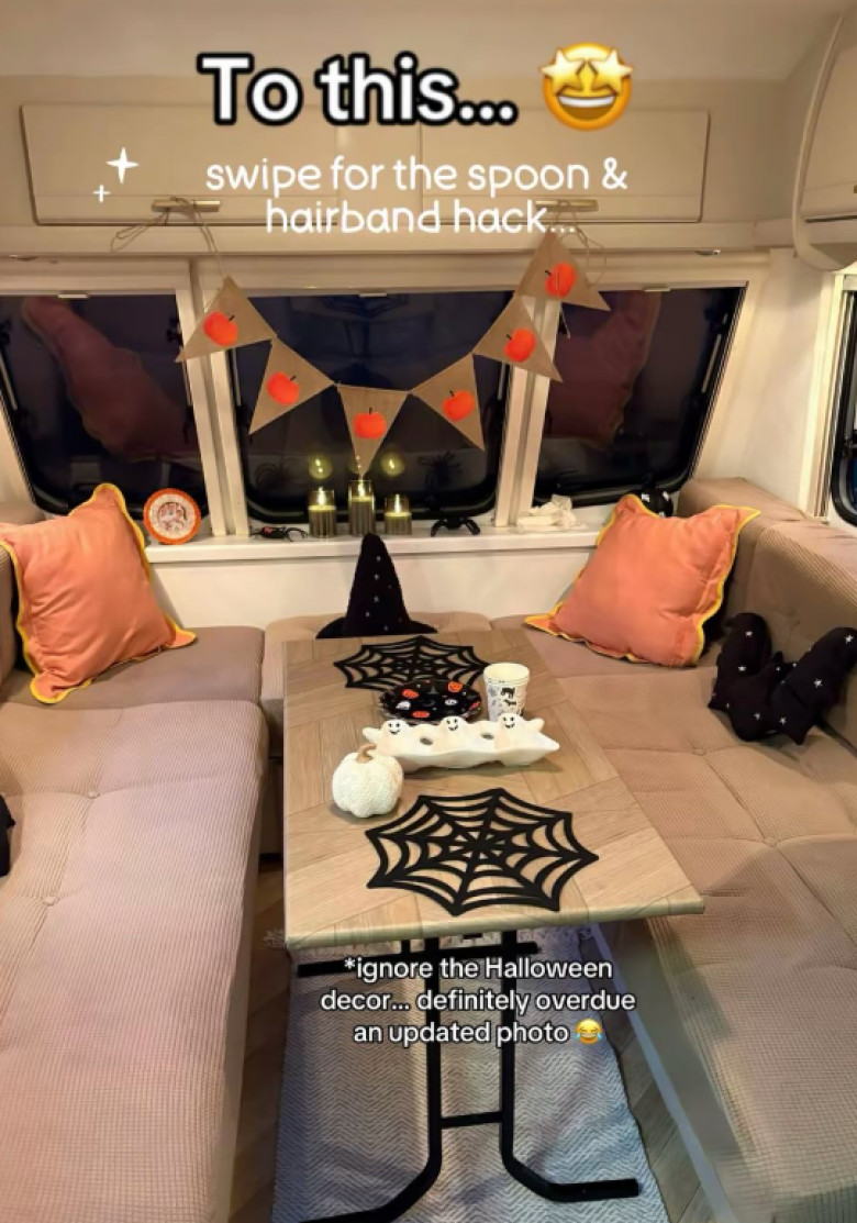 un cuplu cu trei copii si-a cumparat o rulota veche (2)