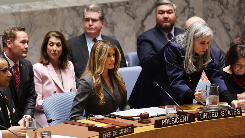 First Lady Melania Trump Presides Over UN Security Council Calling For Peace Through Education