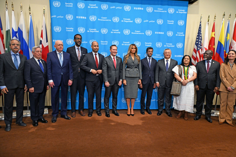 First Lady Melania Trump at the United Nations in NYC - 3/2/26