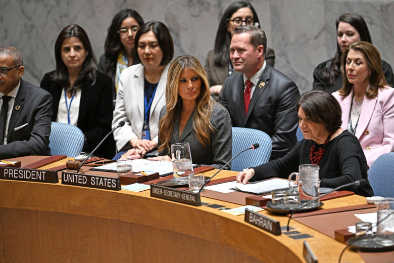 First Lady Melania Trump at the United Nations in NYC - 3/2/26