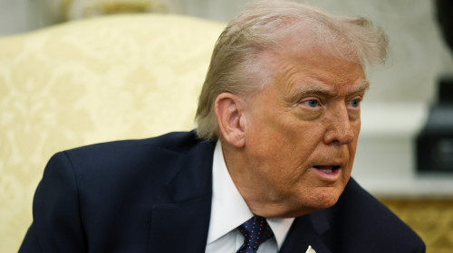 President Donald Trump Meets With German Chancellor Friedrich Merz At The White House