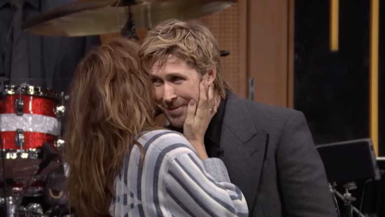 Ryan Gosling and Eva Mendes make a rare 1st Joint public appearance in 13 Years on The Tonight Show starring Jimmy Fallon