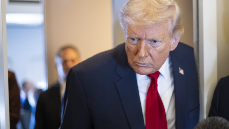 President Trump Spends Weekend At Mar-a-Lago Resort In Florida