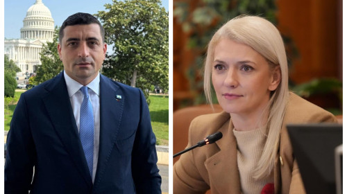 George Simion și Alina Gorghiu