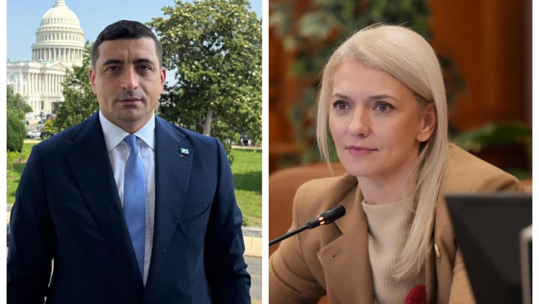 George Simion și Alina Gorghiu