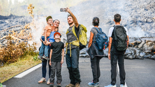 Ile de la Réunion: Eruption du Piton de la Fournaise