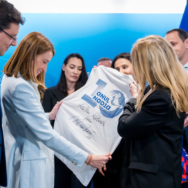 Nadia Comăneci, sărbătorită la Parlamentul European/ Foto: Instagram