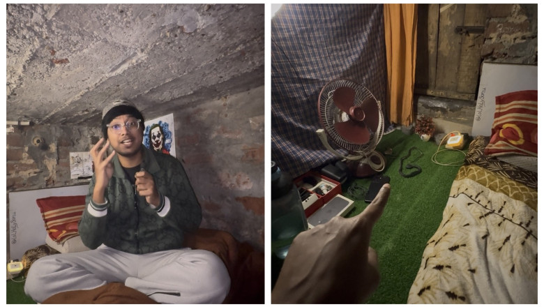 Indianul care trăiește într-o „cutie de chibrit”